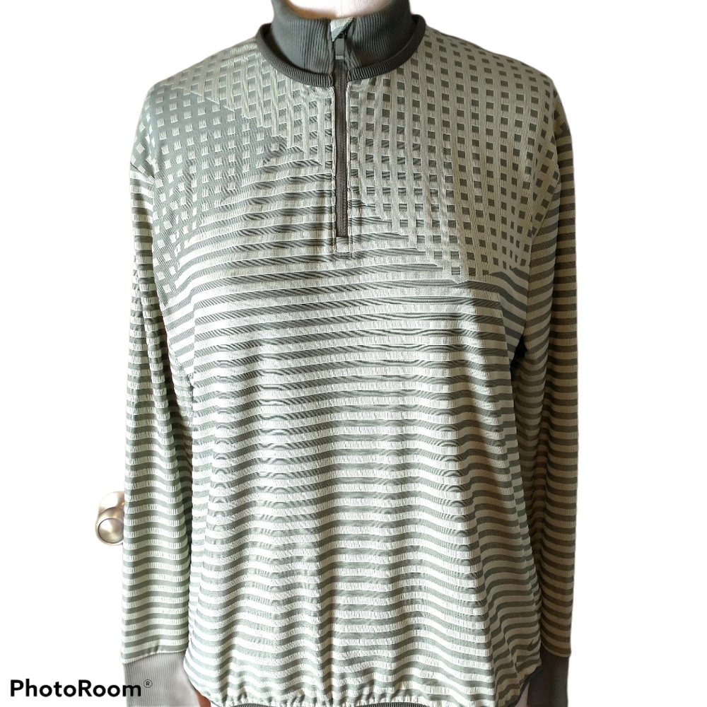 Nike Dri-Fit Golf UV Ace 1/2 Zip Top Green LG - Picture 8 of 13